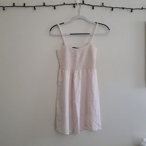 Brandy Melville Light Pink/White Dress